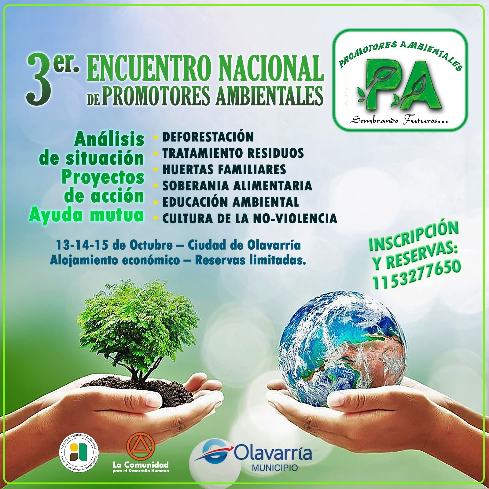 Encuentro Nacional De Promotores Ambientales En Octubre Canal Verte